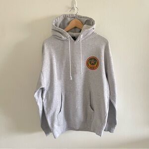 Obey Hoodie Men’s Gray Pull Over Hoodie Size medium w/ drawstring